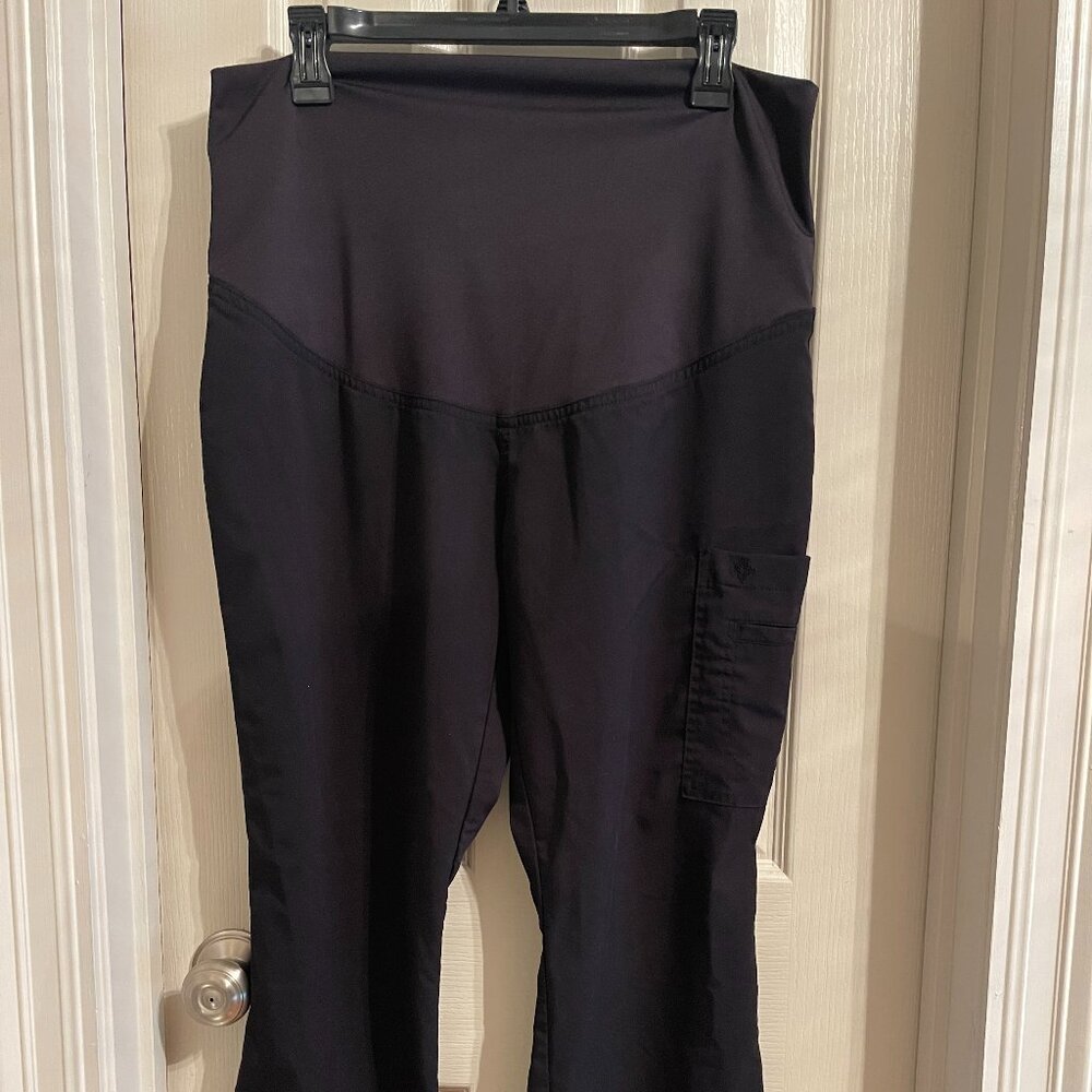 Medcouture Maternity Scrub Pants Black Women's Small